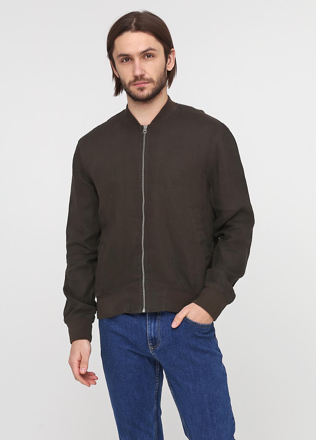 Куртка бомбер мужская Weekday р. S Хаки (2000000920795)