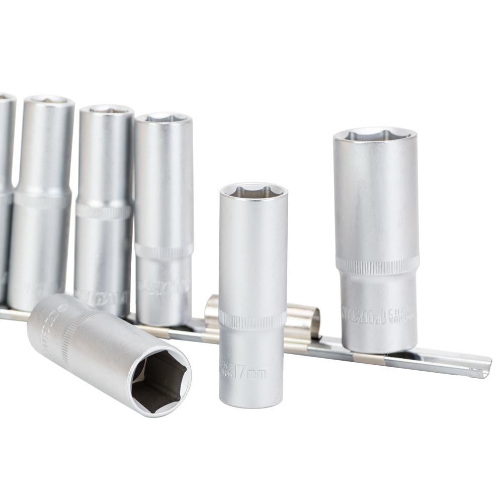 Набор насадок Sigma CrV шестигранных удлиненных 1/2" на планке 8 шт. (6003691) - фото 4 Набор насадок Sigma CrV шестигранных удлиненных 1/2" на планке 8 шт. (6003691) - фото 4