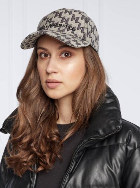 Кепка жіноча Karl Lagerfeld K/MONOGRAM JKRD CAP 216W3414-900 One Size Сірий - фото 5 Кепка жіноча Karl Lagerfeld K/MONOGRAM JKRD CAP 216W3414-900 One Size Сірий - фото 5