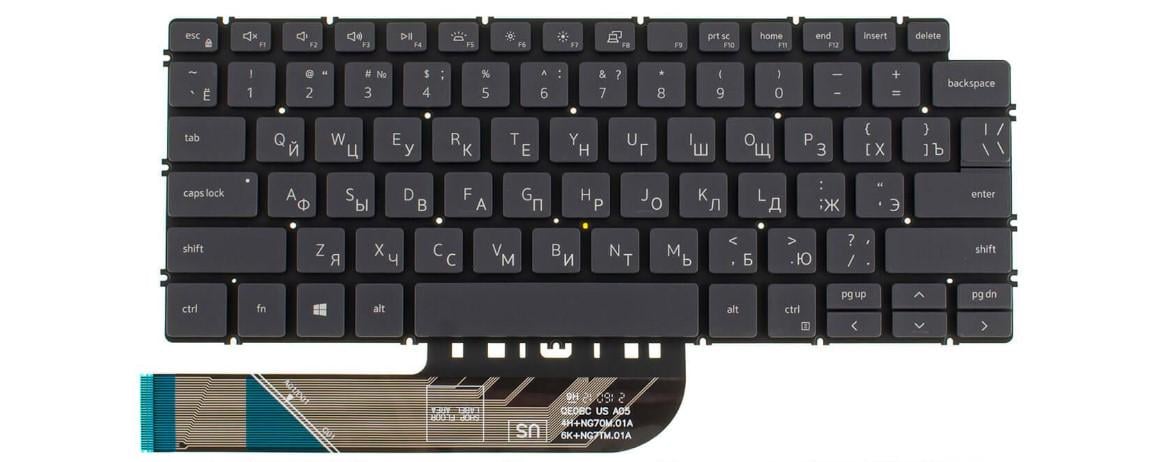 Клавиатура для ноутбука Dell Latitude 3410 с подсветкой клавиш (055WV3)