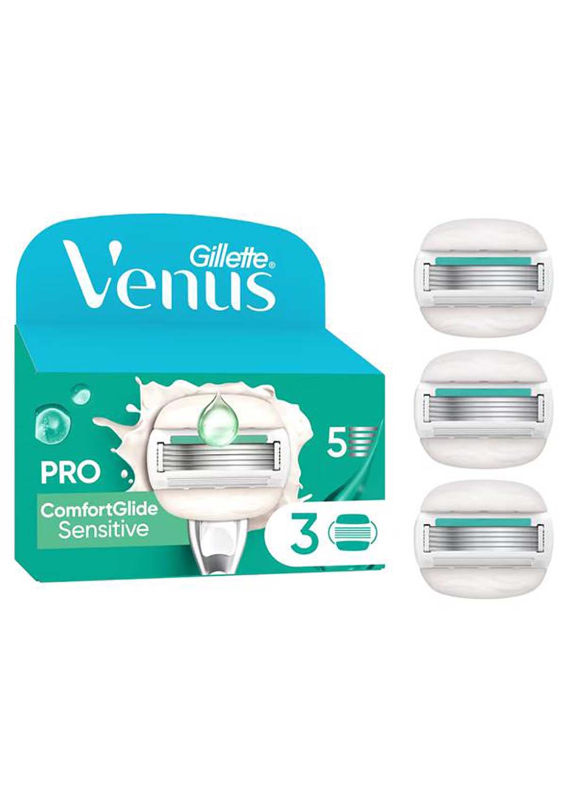 Сменный картридж для бритья женский Venus Pro ComfortGlide & Olay Sensitive 3 шт.