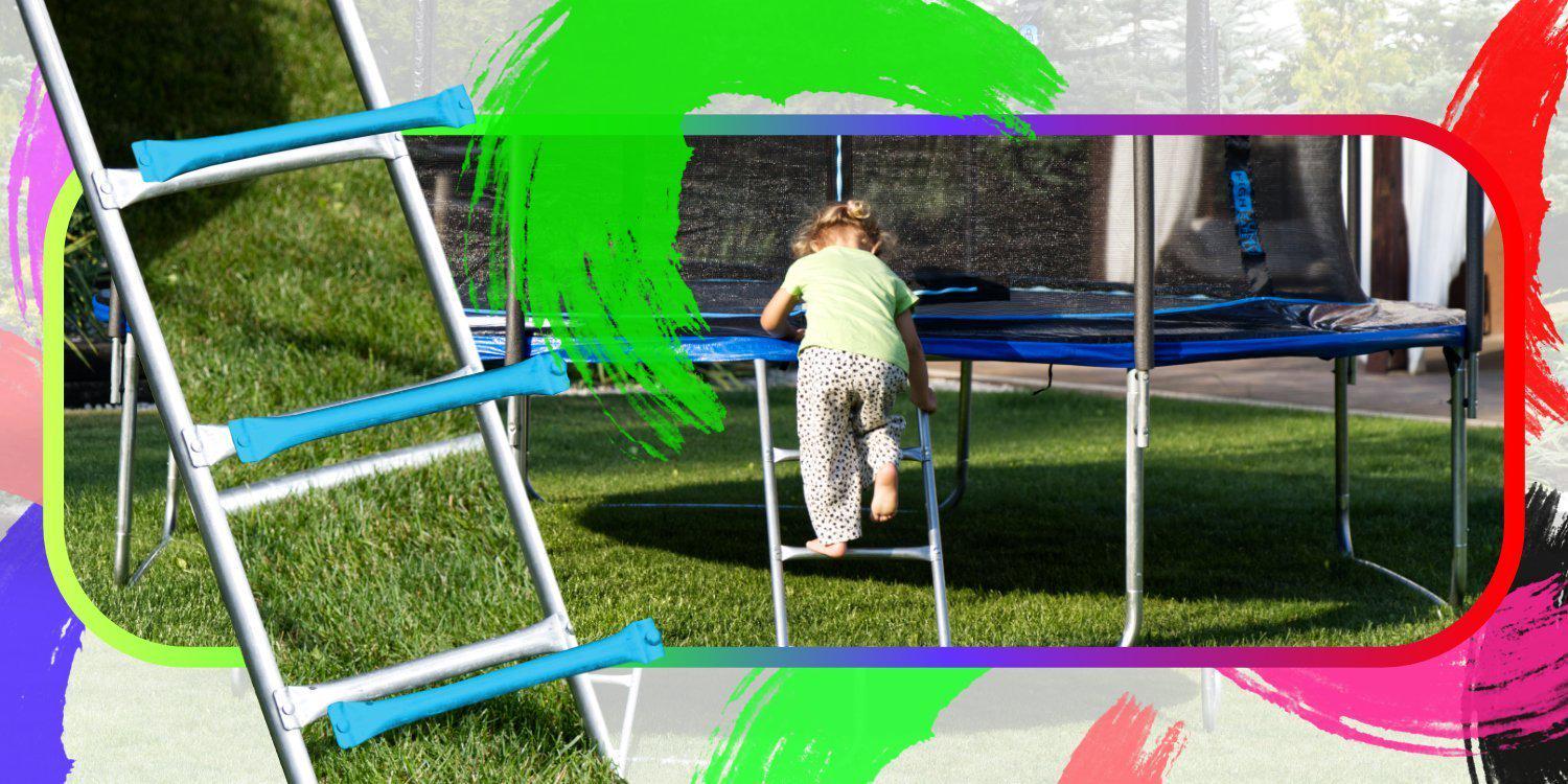 Батут Thunder OUTSIDE PRO с наружной сеткой 8 футов 244 см Черно-розовый (411146) - фото 4 Батут Thunder OUTSIDE PRO с наружной сеткой 8 футов 244 см Черно-розовый (411146) - фото 4