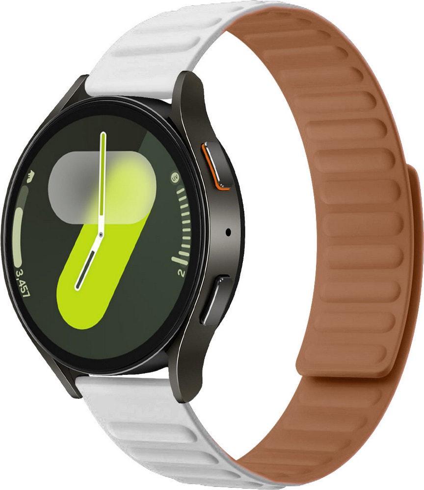 Ремешок Magneter для Galaxy Watch 7 White (37501-29)