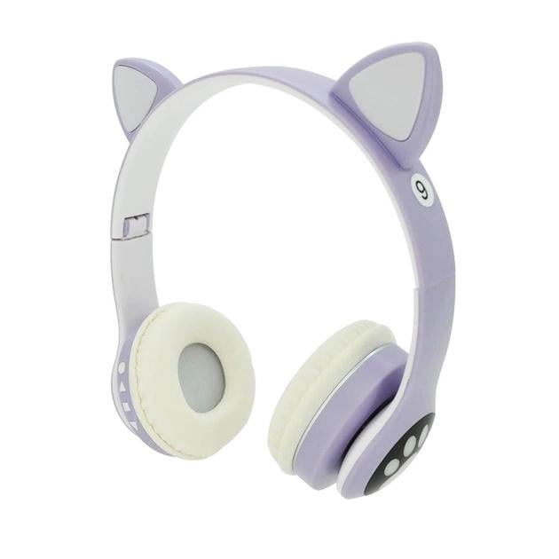 Обработчики беспроводной с кошачьими ушами и RGB освещением кошки VZV 23M Purple - фото 1 Обработчики беспроводной с кошачьими ушами и RGB освещением кошки VZV 23M Purple - фото 1