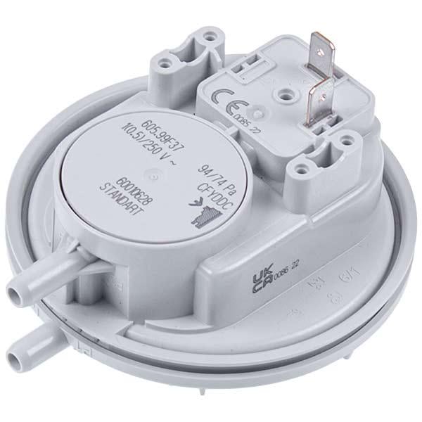 Реле давления воздуха прессостат Huba Control 94/74 Па для газового котла Bosch/Buderus 87160112910 (00000050610)