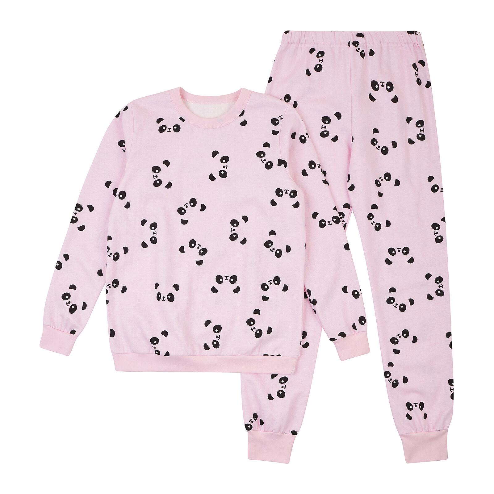 Пижама детская ЛяЛя теплая 146 см Розовый (К3ФТ153)