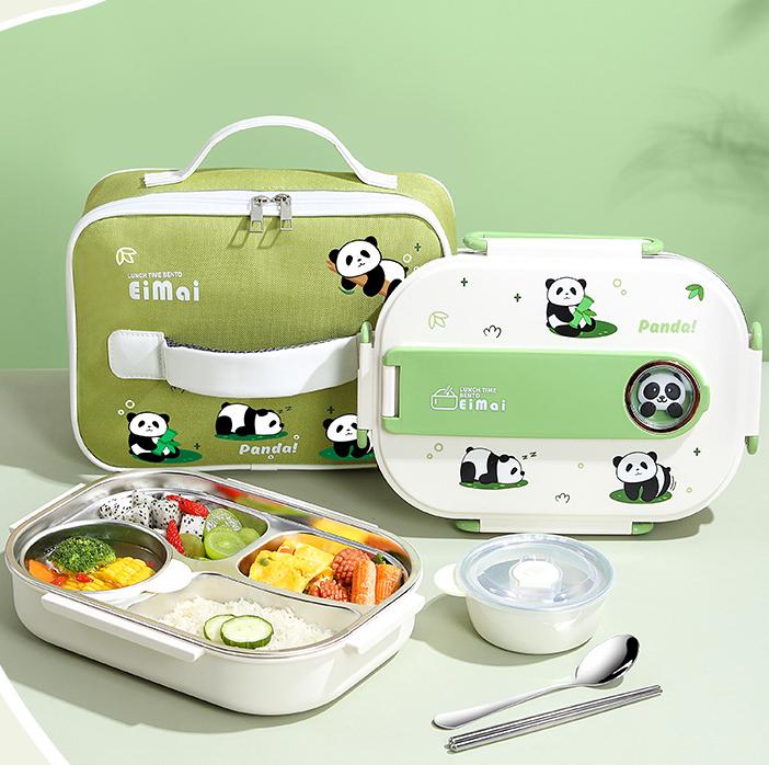 Ланч-набор детский Mai Panda герметичный 1,6 л