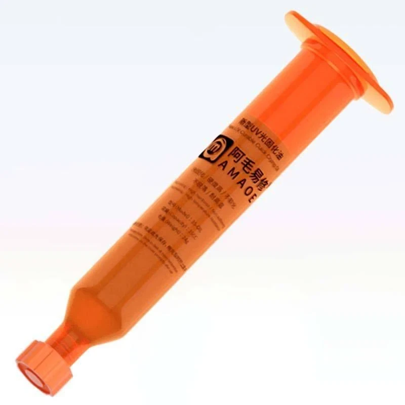 Лак ультрафіолетовий для ремонту електроніки Amaoe 3S-INK-15СС шпрц 24 г (mg-00380)