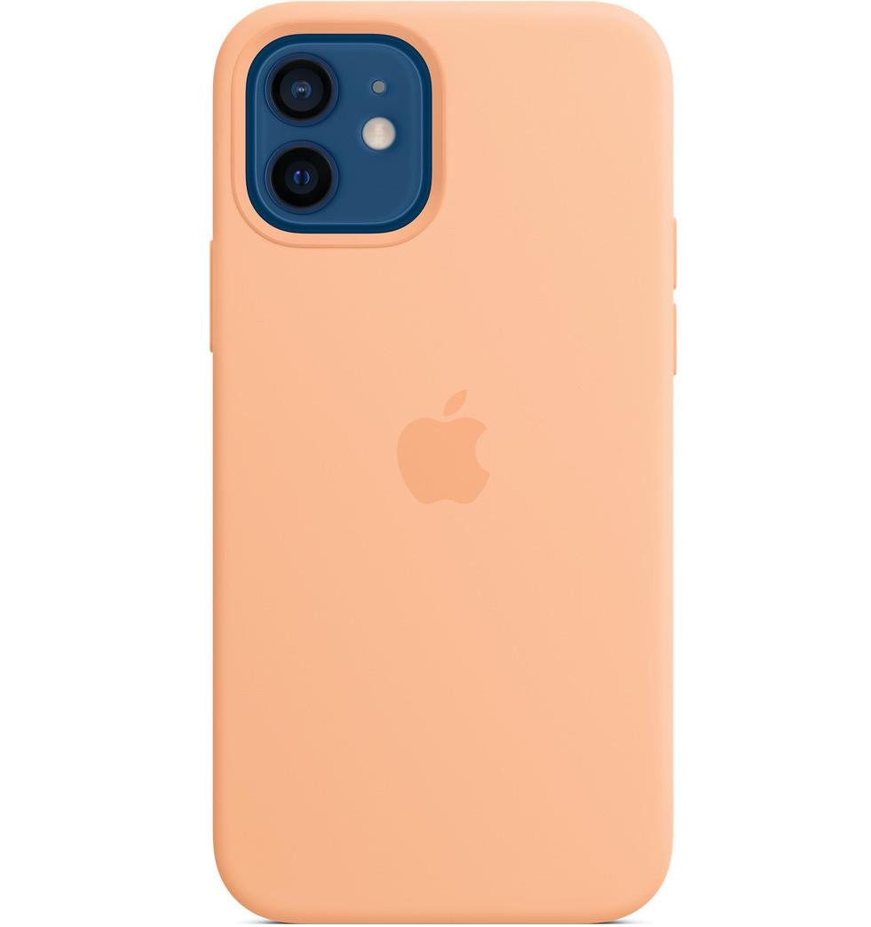 Силіконовий чохол-накладка Apple Silicone Case for iPhone 12/12 Pro, Cantaloupe (HC)(A)