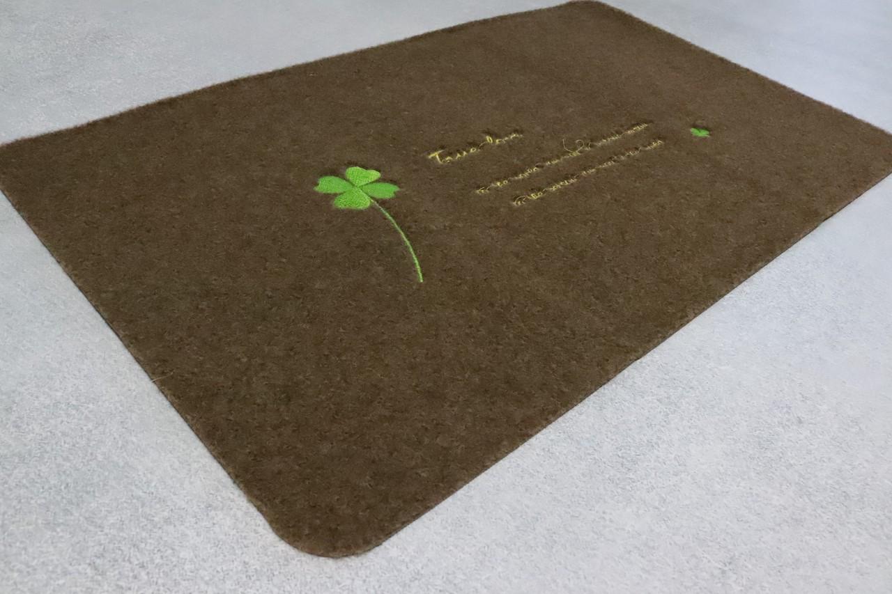 Грязезащитный коврик на резиновой основе с ворсом 45х70 см (457 Vin)