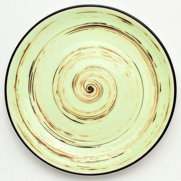 Тарелка десертная Wilmax Spiral Pistachio 20,5 см (WL-669112/A)
