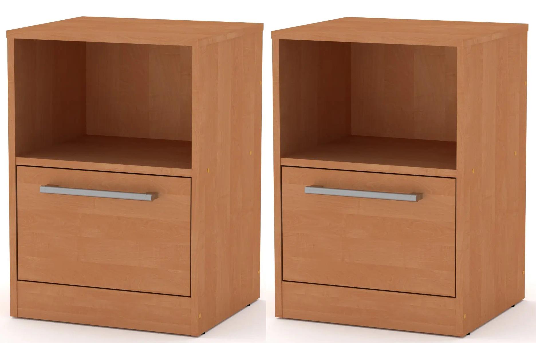 Тумба приліжкова комплект 2 шт. Компаніт ПКТ-6 Вільха (26654170) Тумба приліжкова комплект 2 шт. Компаніт ПКТ-6 Вільха (26654170)
