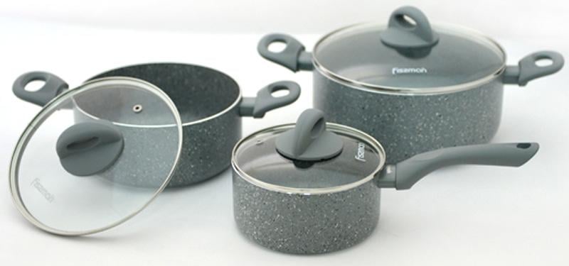 Набір кухонного посуду Fissman Vulcano 6 пр. (FN-AL-4862)