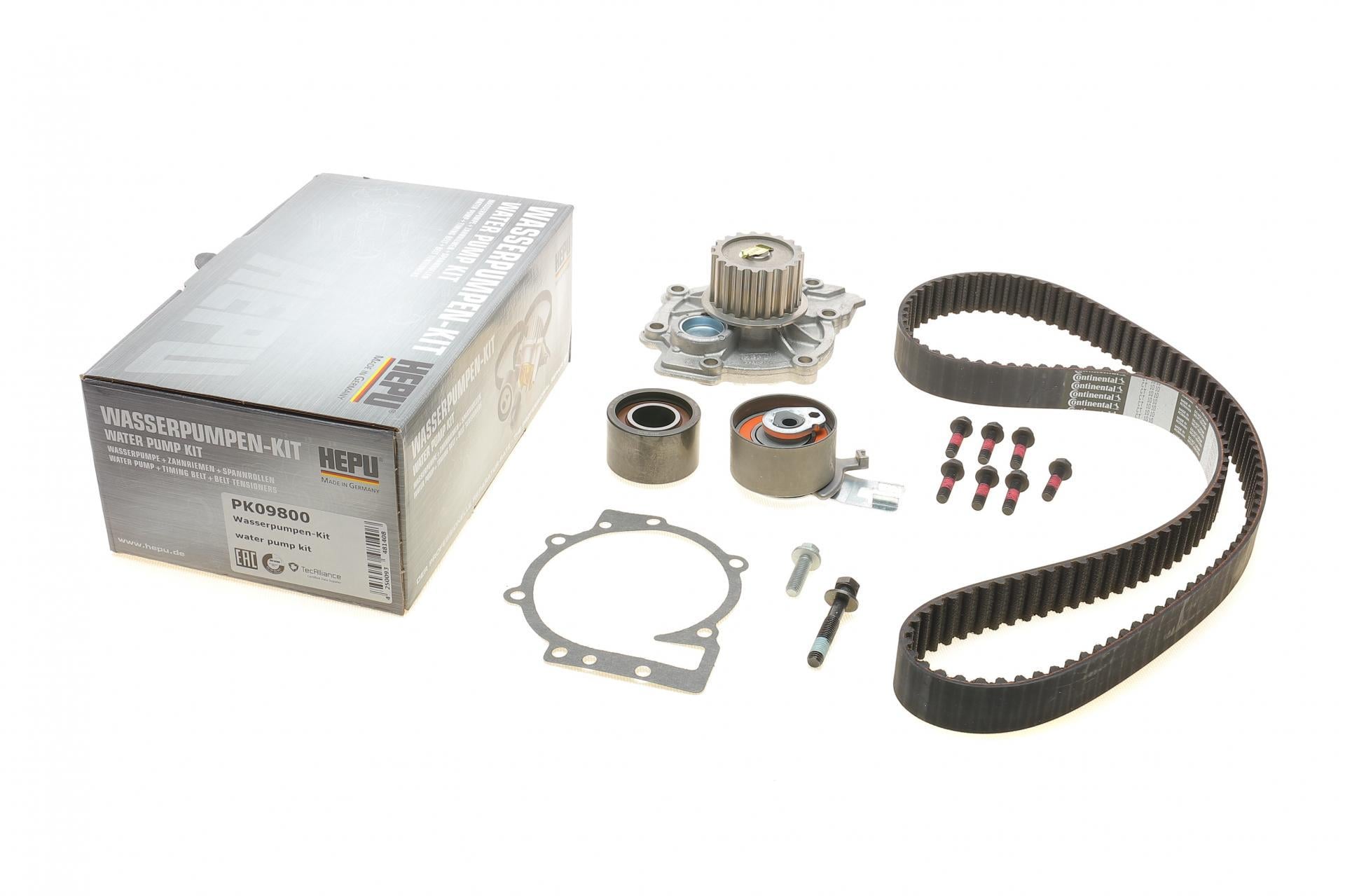 Комплект ГРМ и помпа Hepu Volvo C30/C70/S60/S40/S80 2.0-2.4D 01- 132x28 (PK09800)