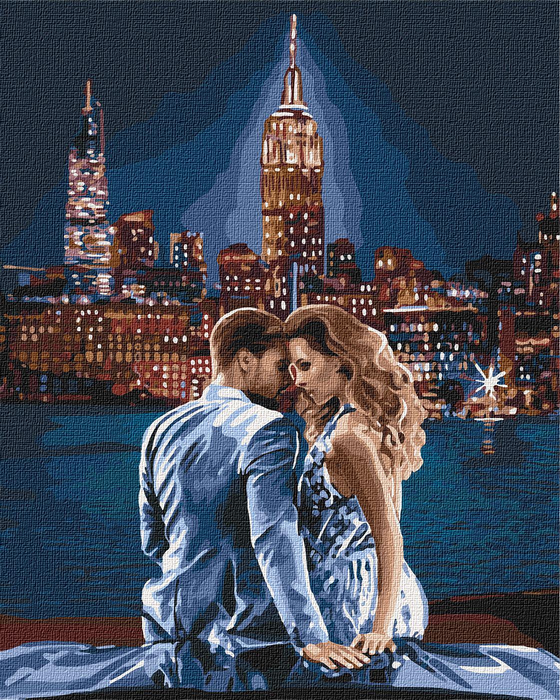 Картина по номерам Идейка Любовь Любовь навсегда 40х50 см в термопакете (KHO4686)