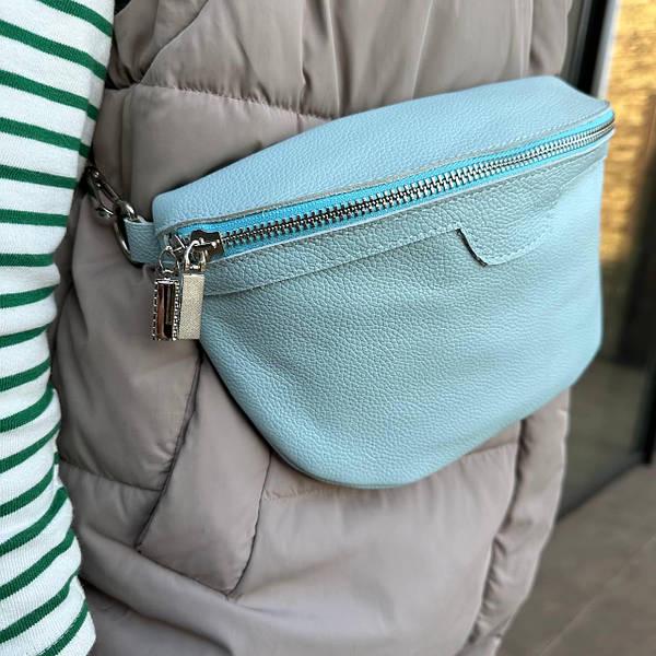 Сумка-бананка женская Kirs Голубой (1116Г) - фото 3