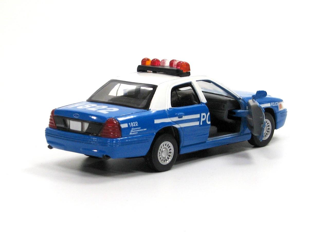 Машина металева KT5342A Ford Crown Victoria Interceptor Blue - фото 5