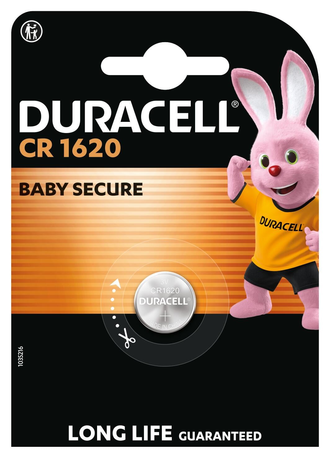Батарейка Duracell CR1620 Lithium 3v (36721043)