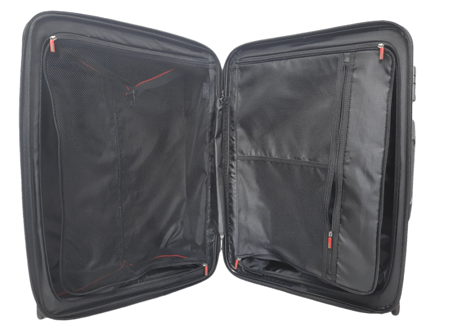 Валіза дорожня Airtex 241 середня М поліпропілен 70 л 65x46x26 см Жовтий - фото 4