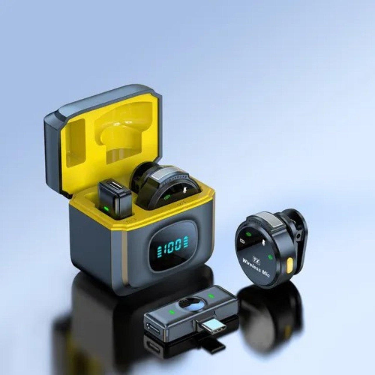 Микрофон-петличка беспроводной J6 Type-C для смартфона - фото 5