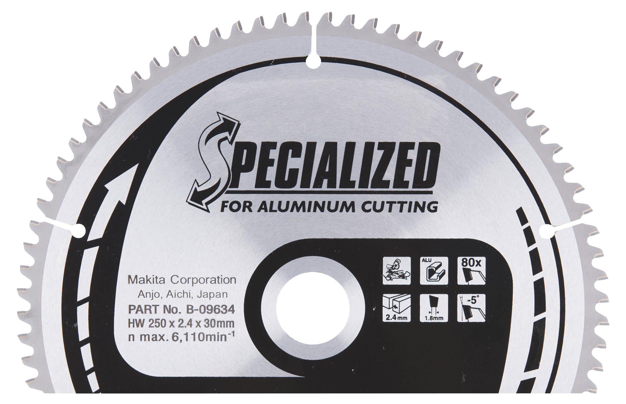 Диск пильный для алюминия Makita 250х30 мм 80T