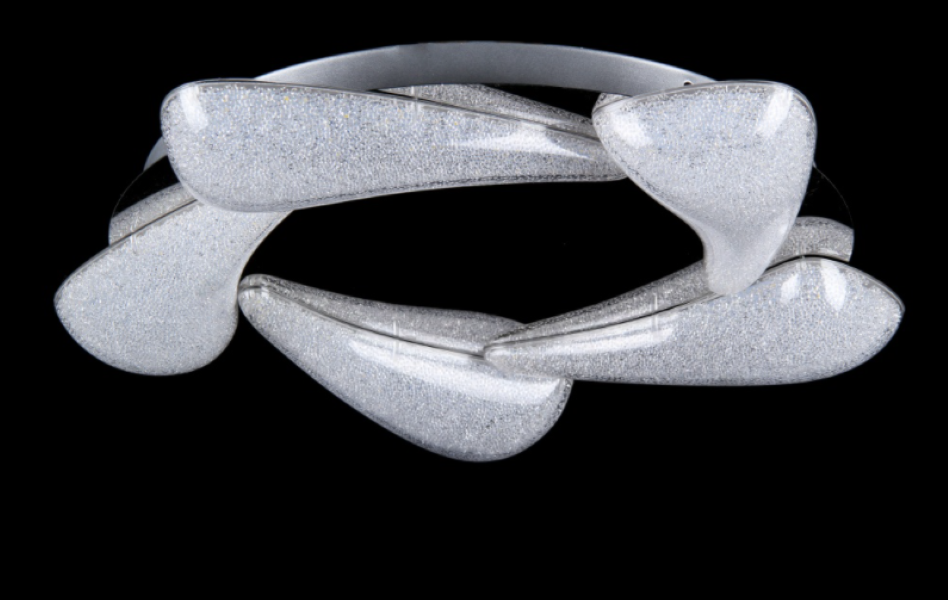 Светодиодная люстра L9663/5R LED Белый/Хром (AN000215)