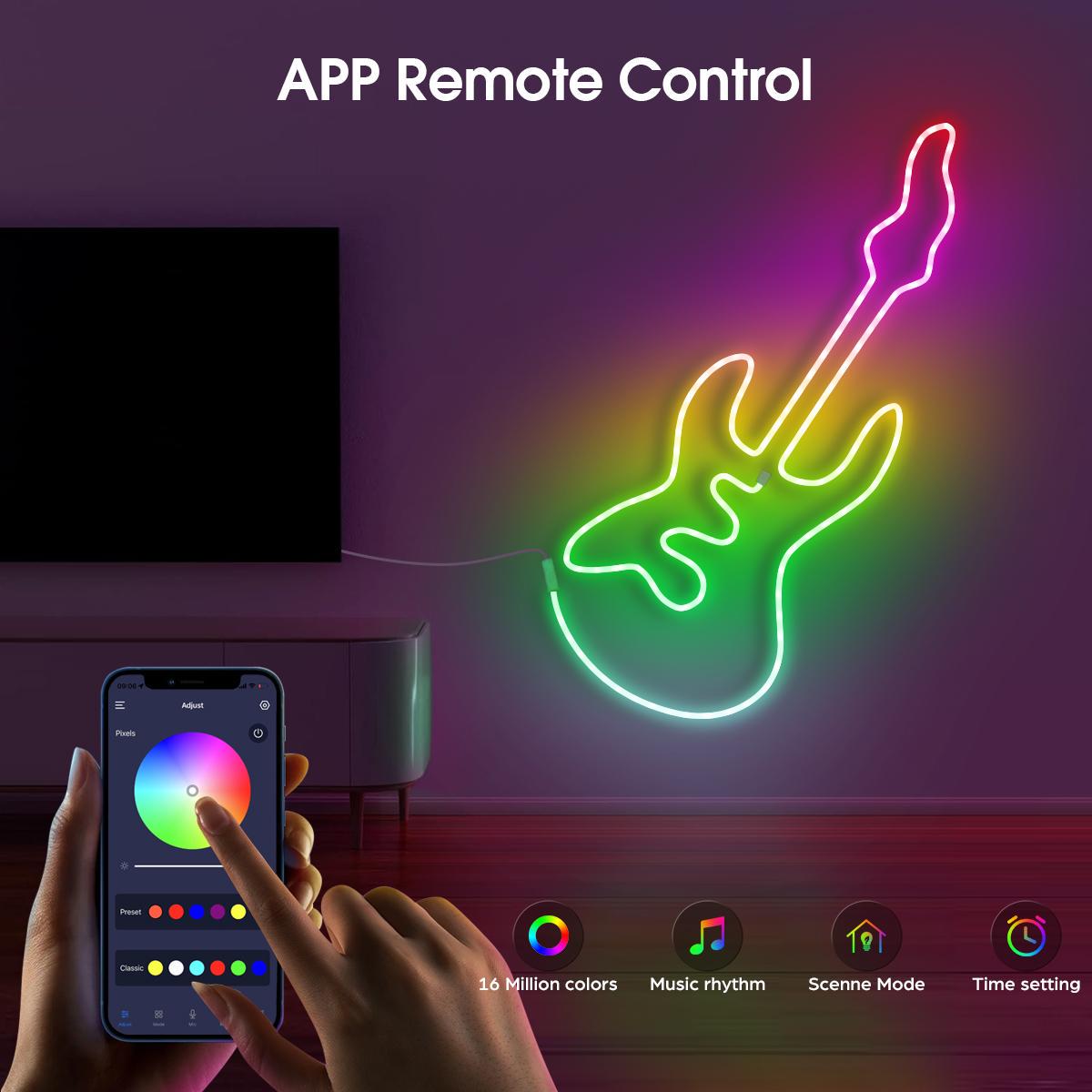 Стрічка неонова RGB LED NEON multi with function 5 м - фото 3