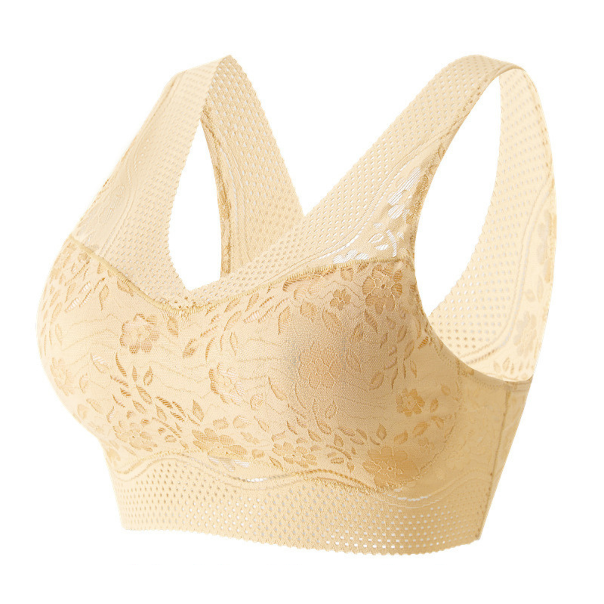 Бра кружевной с пуш-ап эффектом AverBra M Бежевый (3058)