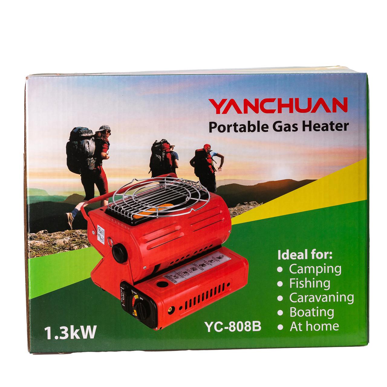 Обігрівач газовий 1300 Вт портативний 30x28 см (3748) - фото 7 Обігрівач газовий 1300 Вт портативний 30x28 см (3748) - фото 7