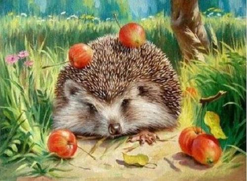 Алмазная мозаика Ежик 40x30 см (DM.109)