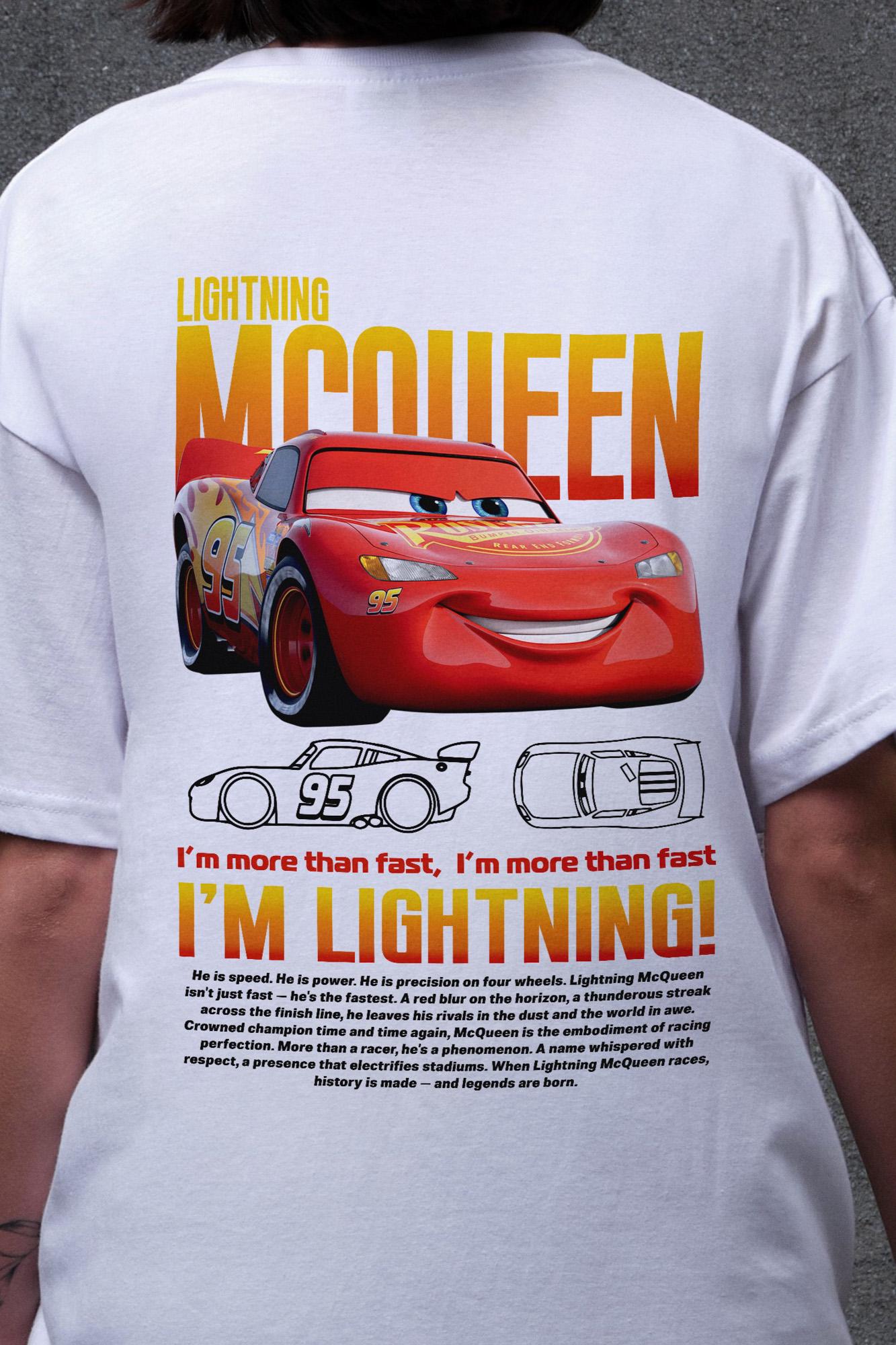 Футболка женская Without с принтом Mcqueen оверсайз S/M White (S8049655) - фото 2 Футболка женская Without с принтом Mcqueen оверсайз S/M White (S8049655) - фото 2