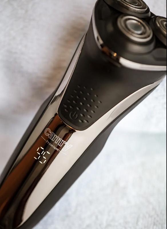 Електробритва для чоловіків Camry CR 2927 роторна акумуляторна з LCD дисплеєм USB і тримером 5 Вт PX6 - фото 6 Електробритва для чоловіків Camry CR 2927 роторна акумуляторна з LCD дисплеєм USB і тримером 5 Вт PX6 - фото 6