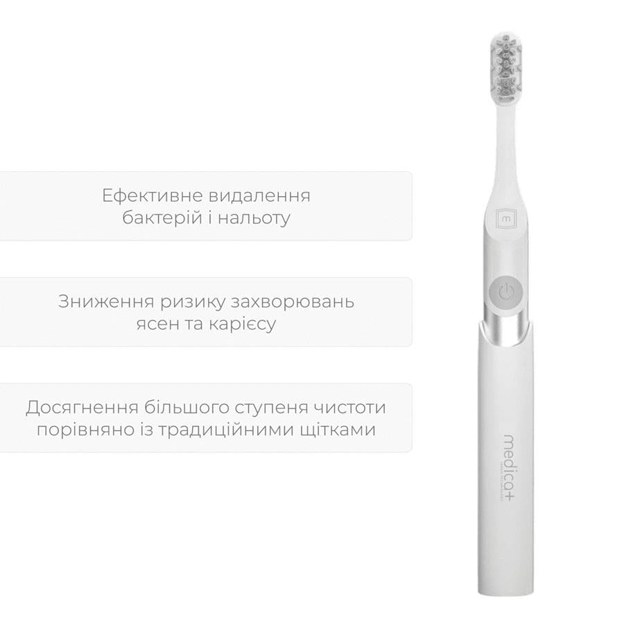 Электронная зубная щетка звуковая MEDICA+ ProBrush 7.0 Compact Silver - фото 5