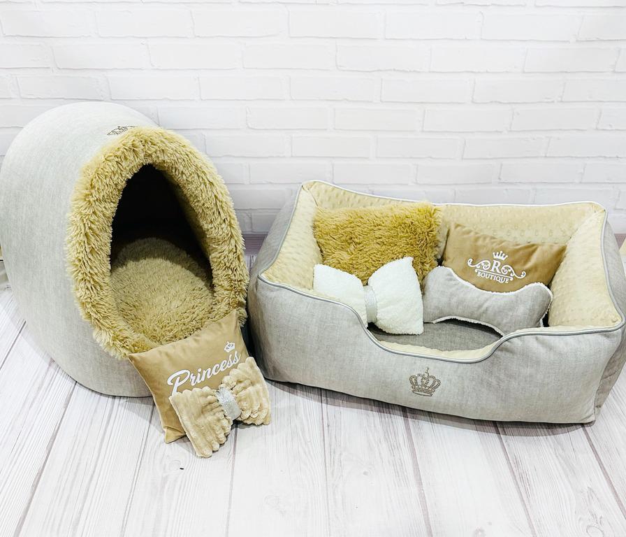 Лежанка для собак Amore mio Cane Брідж Boutique до 8 кг 70х50х23 см (DB-0073) - фото 2 Лежанка для собак Amore mio Cane Брідж Boutique до 8 кг 70х50х23 см (DB-0073) - фото 2