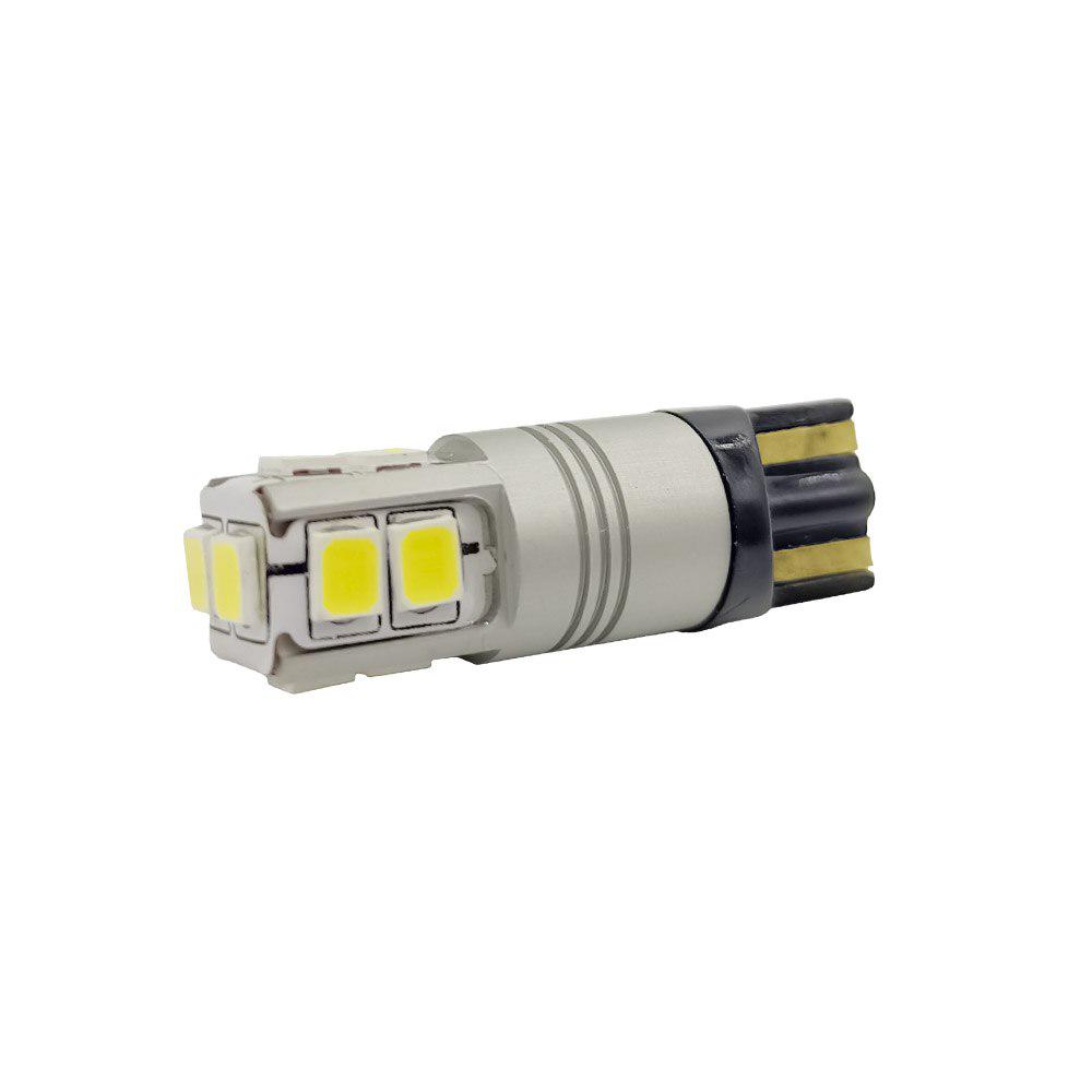 Лампа світлодіодна біполярна Canbus T10 W5W-2835-10SMD 12-24v Білий