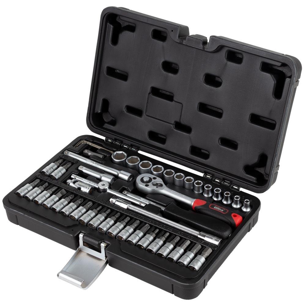 Набор насадок торцевых Ultra Taiwan + биты 1/4" 46 шт. CrV (6003162)