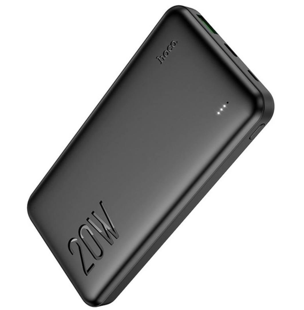 Повербанк Hoco J87 10000 mAh QC3.0+PD 20W Black (м00280)