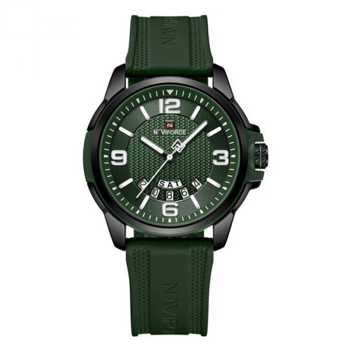Часы наручные мужские Naviforce Tycon Green (1564)