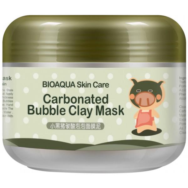 Маска для лица глиняно-пузырчатая Bioaqua Carbonated Bubble Clay Mask 100 г (780511)