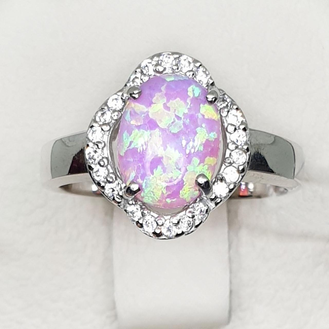 Кольцо серебряное с опалом р. 17 3,14 г (1417101135) Кольцо серебряное с опалом р. 17 3,14 г (1417101135)