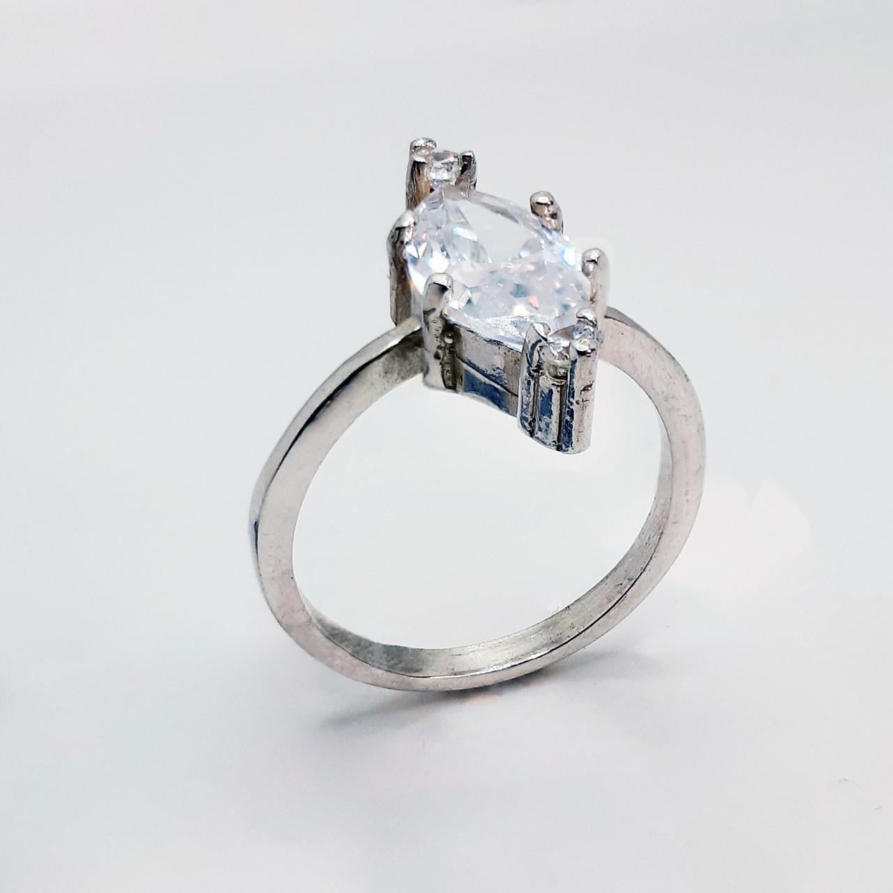 Кольцо серебро маркиз 925° 4,09 г р. 18,5 (2254278322)