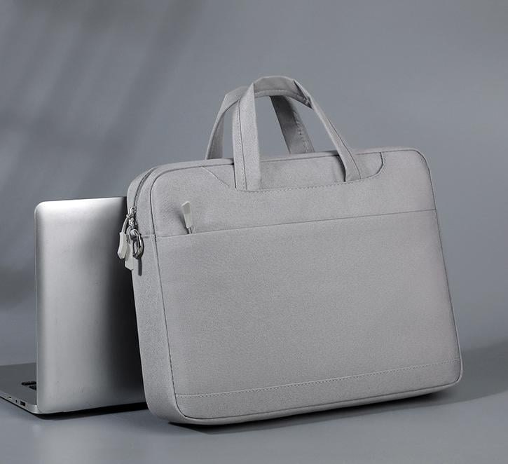 Сумка для ноутбука 17-17,3" протиударна велика Сіра (IBN048S) - фото 11