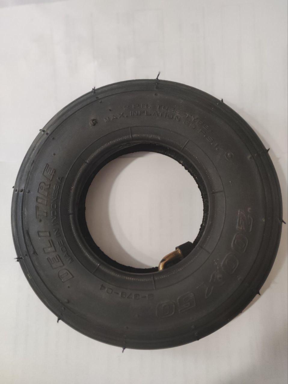 Шина з камерою DELI TIRE 200x50 для інвалідного візка та самоката (1872693566)