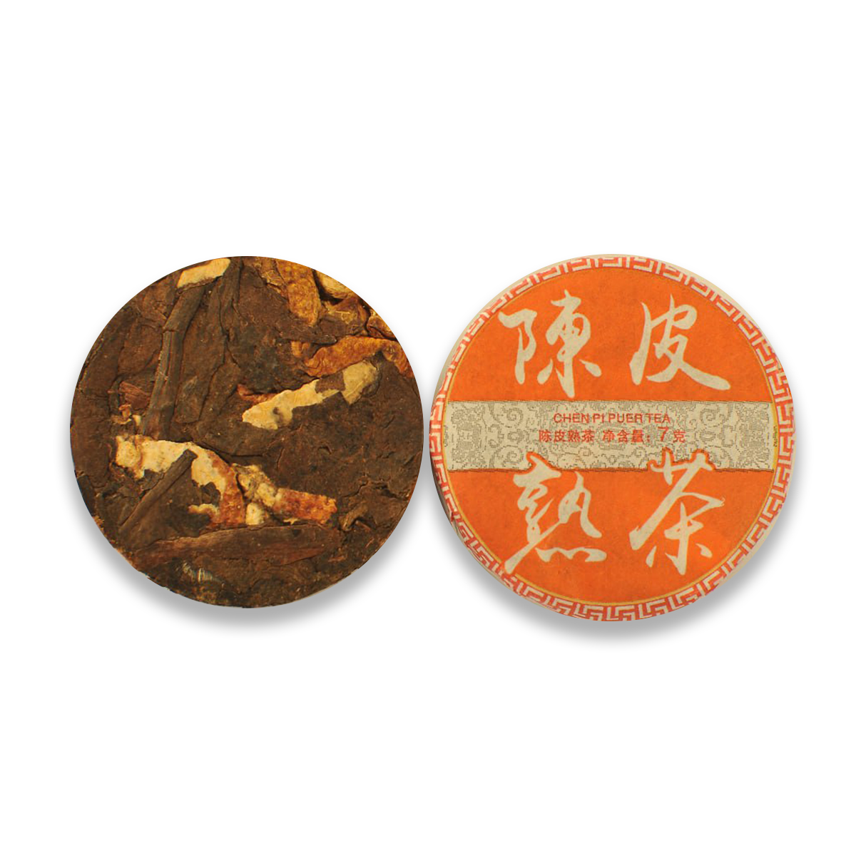 Китайский чай Шу Пуэр Чэньпи 7 г