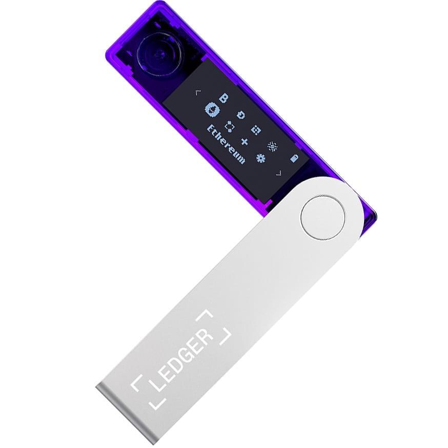 Крипто-кошелек аппаратный холодный Ledger Nano X Cosmic Purple - фото 5