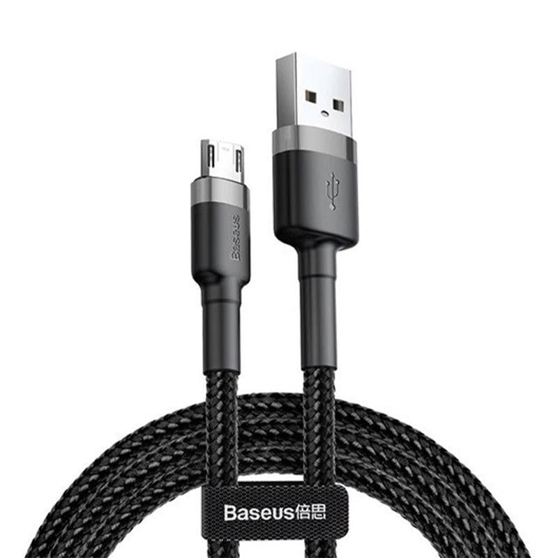 USB-кабель Baseus Cafule MicroUSB 2,4 A 1 м Черный (1531336269)