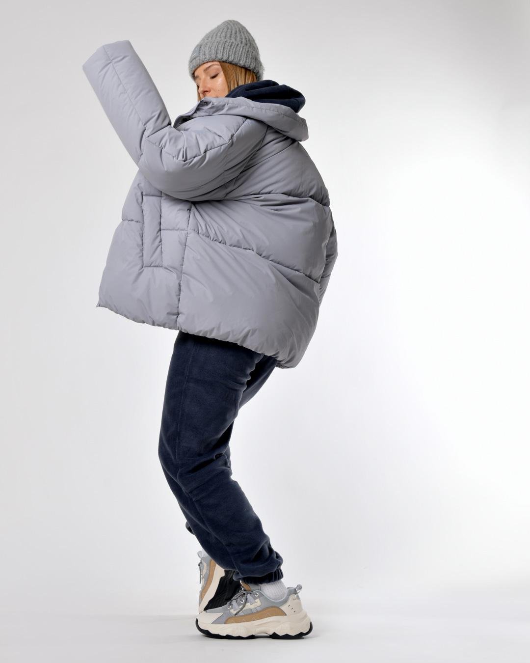 Куртка зимова X-Woyz LS-8946-4 S Сірий (2000002512257) - фото 3 Куртка зимова X-Woyz LS-8946-4 S Сірий (2000002512257) - фото 3