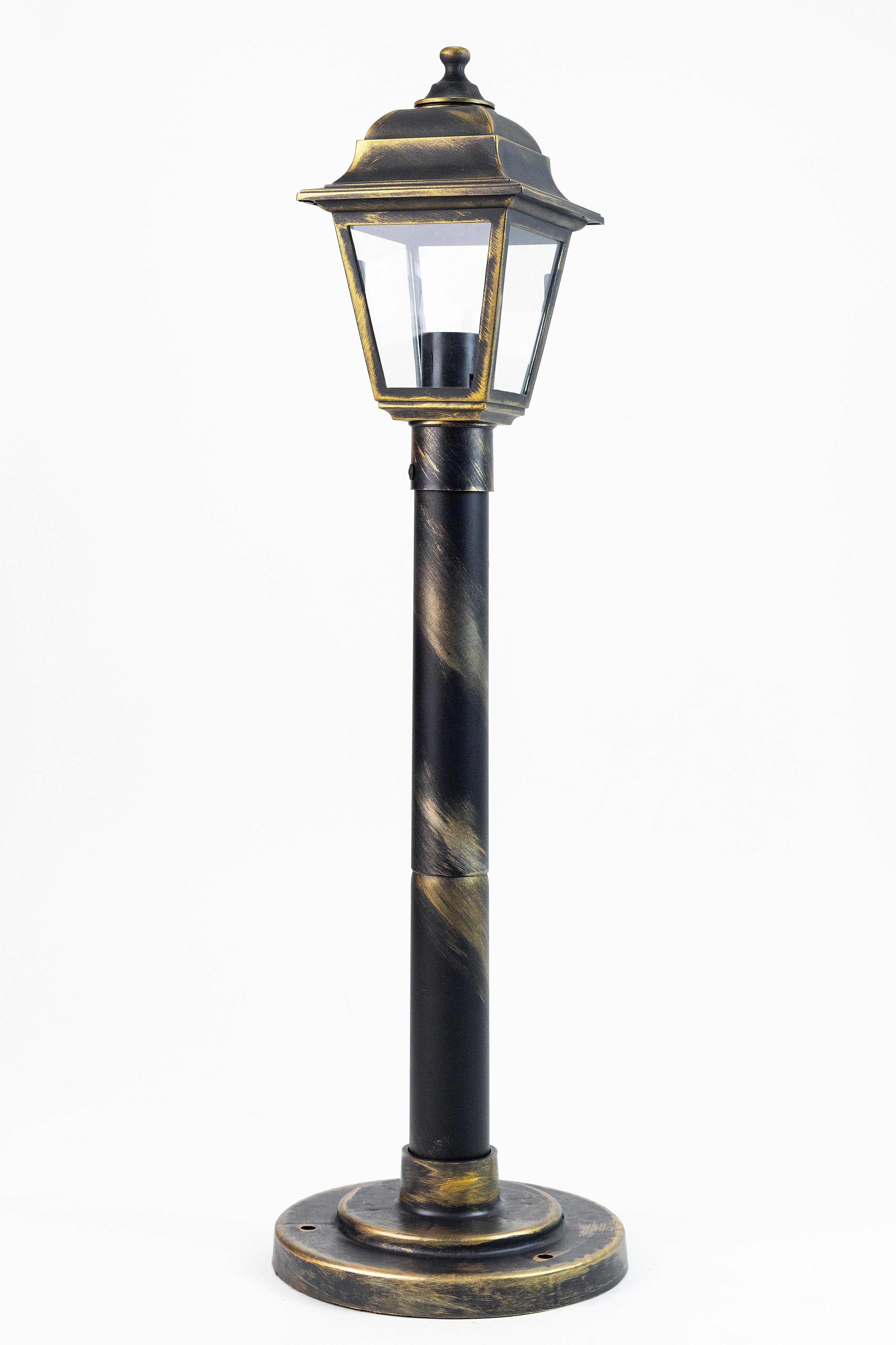 Світильник садово-парковий ТЄП Барі Класик стовпчик з прозорим склом 0,8 м Мідний (7222118) Світильник садово-парковий ТЄП Барі Класик стовпчик з прозорим склом 0,8 м Мідний (7222118)