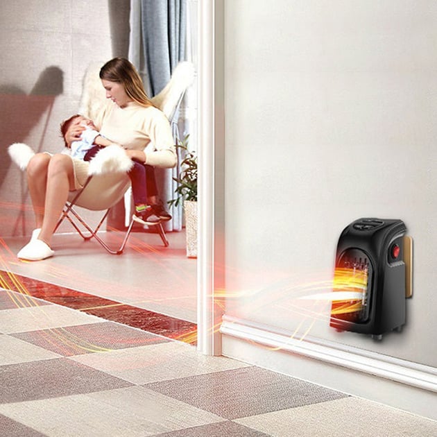 Обігрівач електричний Handy Heater з термостійкого пластику/таймером /пультом ДУ - фото 7 Обігрівач електричний Handy Heater з термостійкого пластику/таймером /пультом ДУ - фото 7