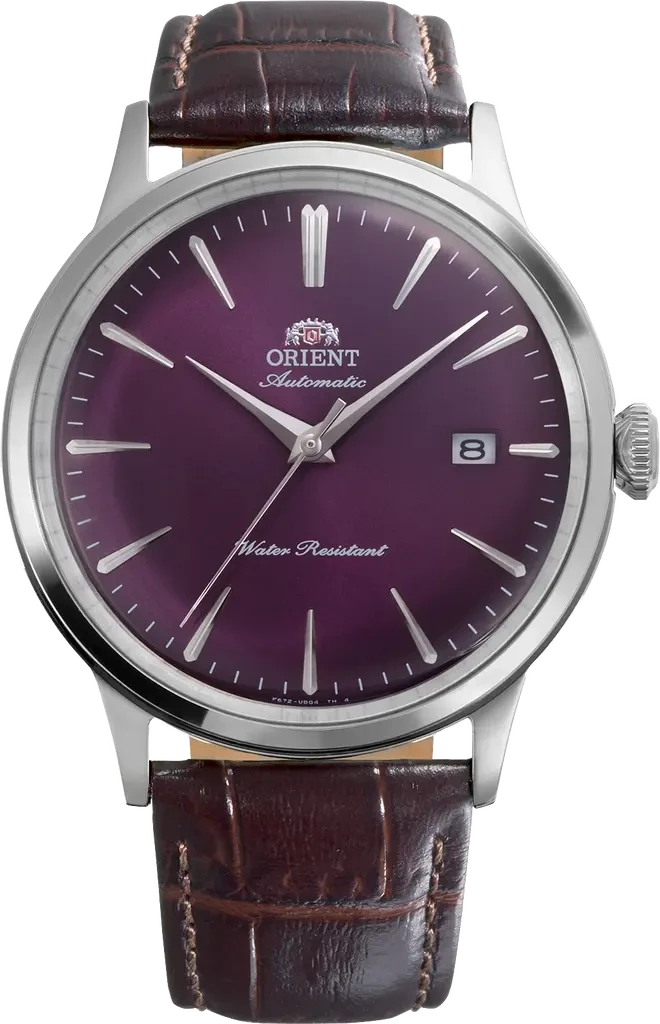 Наручные часы мужские Orient Bambino 40,5 мм RA-AC0032V30B со стальным корпусом WR 30 м Фиолетовый (3124584471)